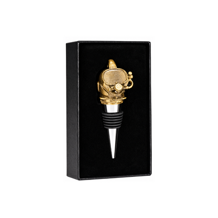 Kirby Morgan Superlite Wine / Oil Bottle Stopper - Antique Gold