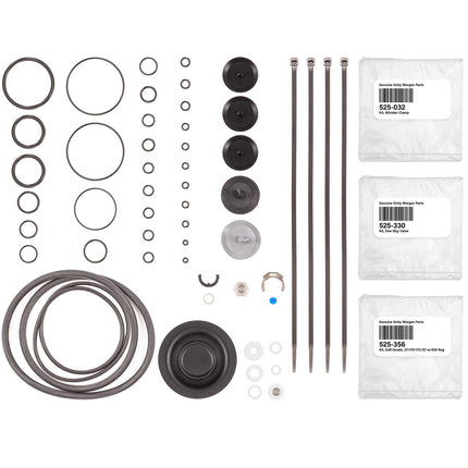 Kirby Morgan 525-356 SL 17C/K, KM 37 and 57 with 455 Regulator Soft Goods Overhaul Kit