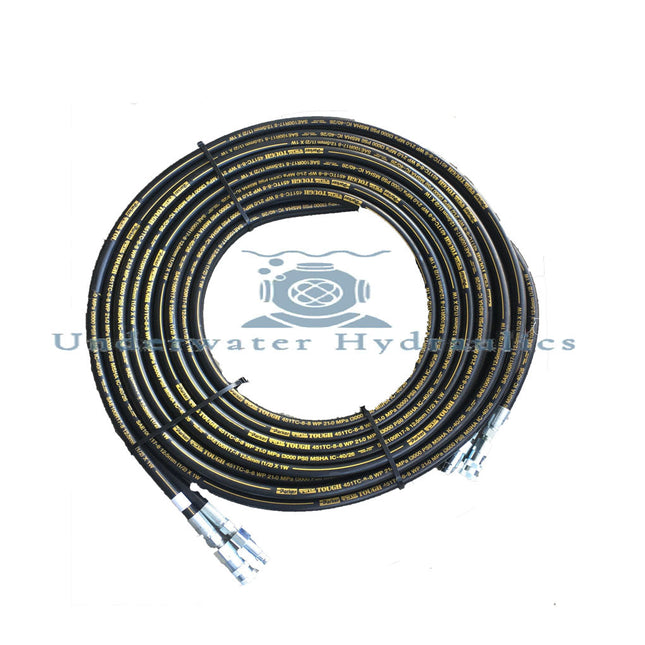 Stanley 58634 1/2" x 50' Hydraulic Twinline Hose W/ Couplers