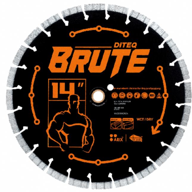 Diteq 14" x .125" C/S-32BR Brute Cut Off Saw Blade