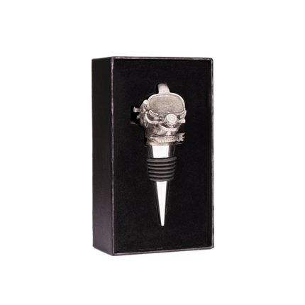 Kirby Morgan Superlite Wine / Oil Bottle Stopper - Antique Pewter