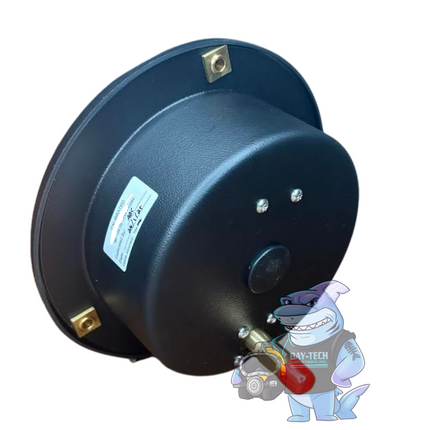 Bay-Tech Industries 0-250 Dual Scale (FSW/MSW) 6" Pneumo Gauge - Front Flange - 1/4" MNPT Bottom and Back Mount Connection
