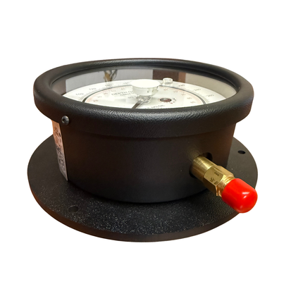 Bay-Tech Industries 0-300 Dual Scale (FSW/MSW) 6" Pneumo Gauge - Rear Flange - 1/4" MNPT Bottom Mount Connection