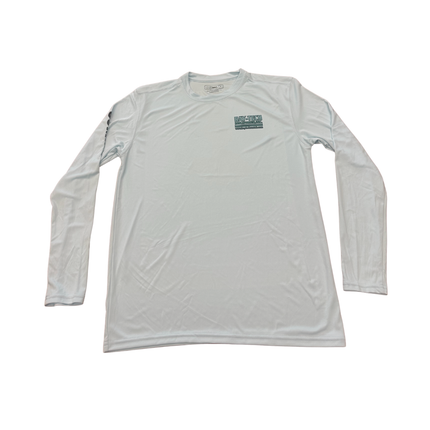 Bay-Tech Industries Shark Long Sleeve Sun Shirt  - Grey