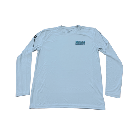 Bay-Tech Industries Shark Long Sleeve Sun Shirt - Blue