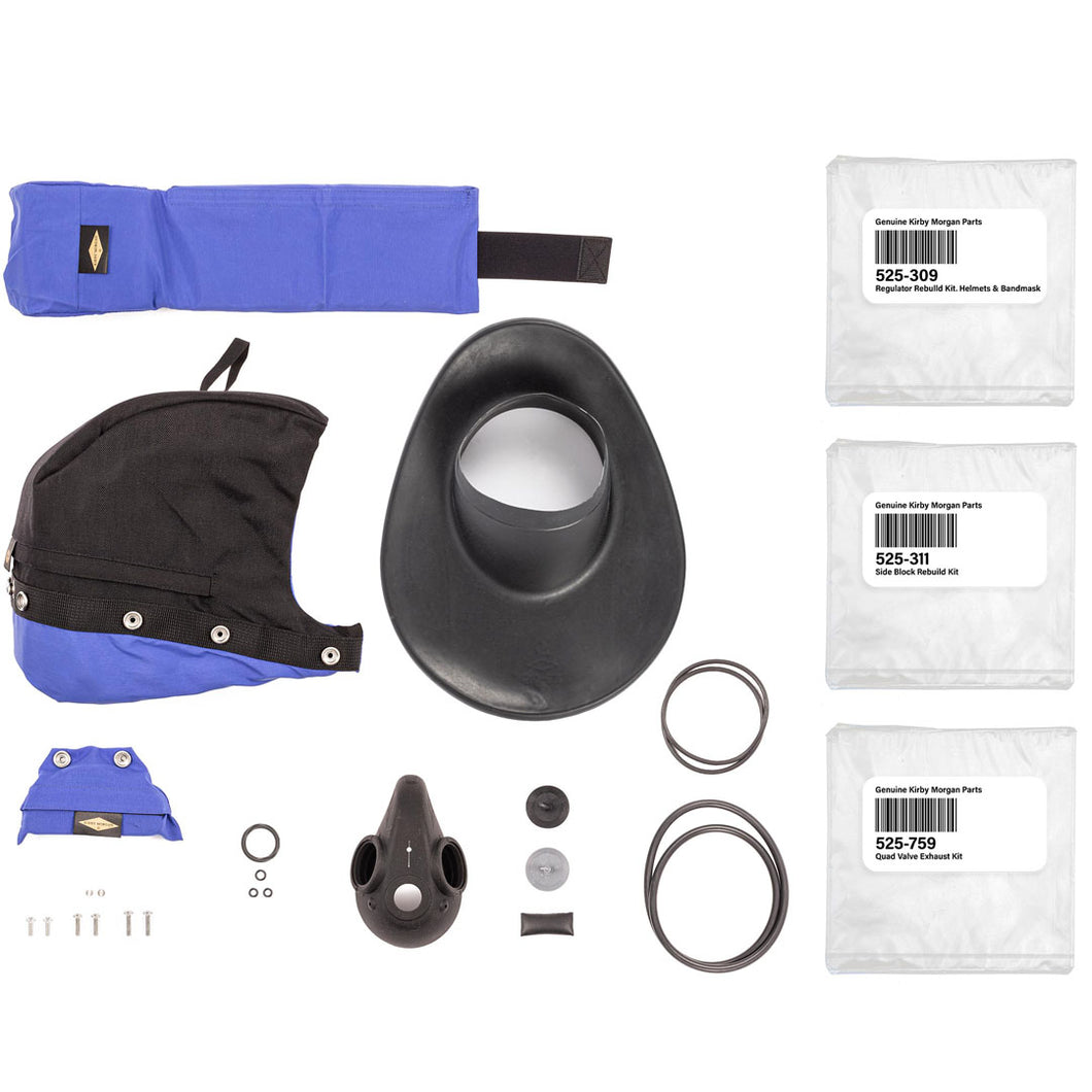 Kirby Morgan 525-322 Helmet Spares Kit For KM-17C