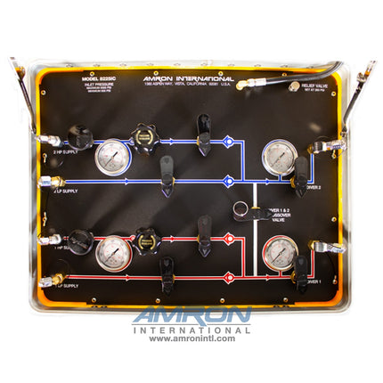 Amron 8225IC-01 Two-Diver Air Control and Depth Monitoring System with Communicator – IMCA Compliant