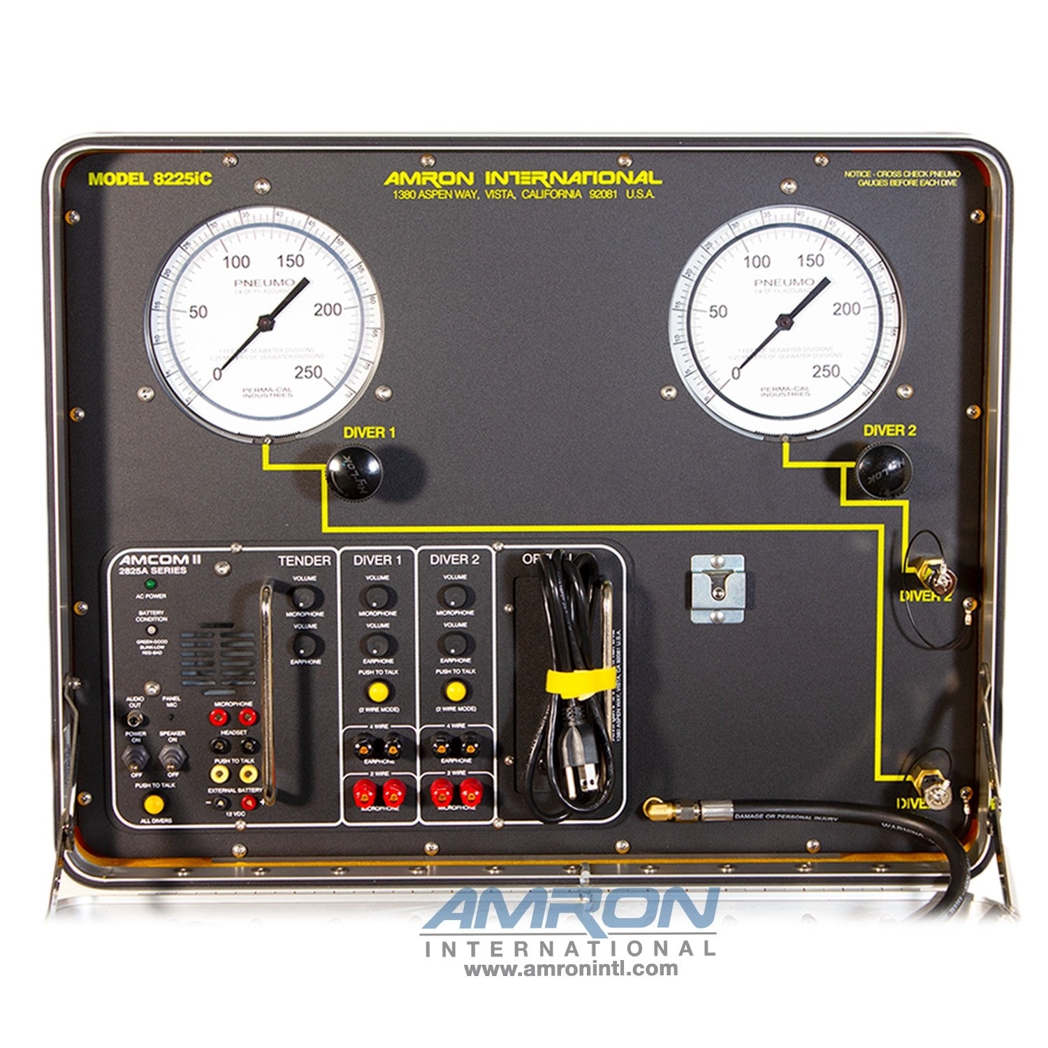 Amron 8225IC01 TwoDiver Air Control and Depth Monitoring System with