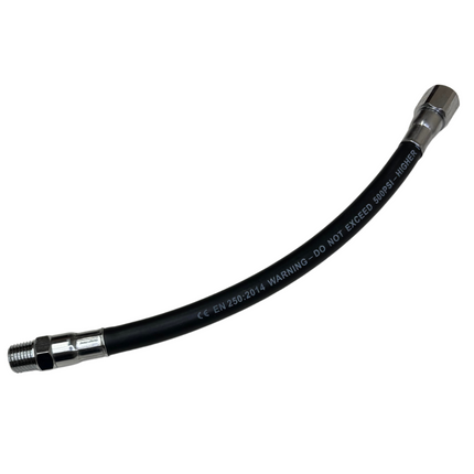 10" Bailout Whip (Bare End, Brass QD, or SS QD)