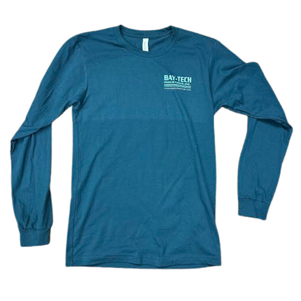 Bay-Tech Industries Shark Long Sleeve T-Shirt - Atlantic Blue