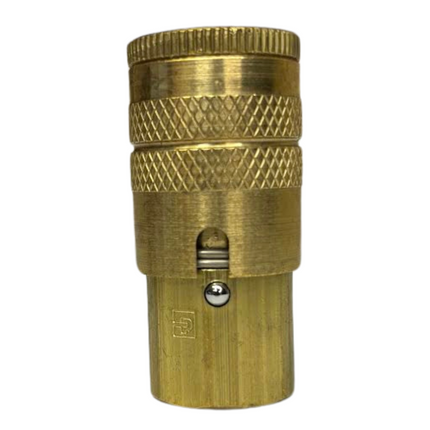 Parker Brass Female QD - B23N-SL - (Air Fitting w/ Sleeve Lock)