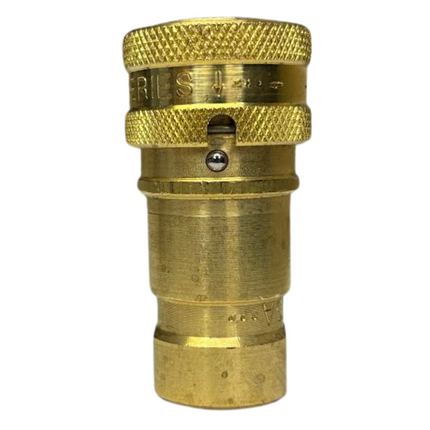 Parker Brass Female QD - BH2-60-SL - (Hydraulic Fitting w/ Sleeve Lock)