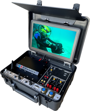 Outland CON-3700/D HD Dual Diver Video/Light Console w/ Amron Radio