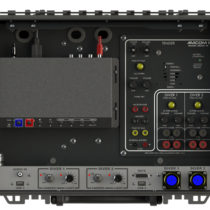 Outland CON-3700/D HD Dual Diver Video/Light Console w/ Amron Radio