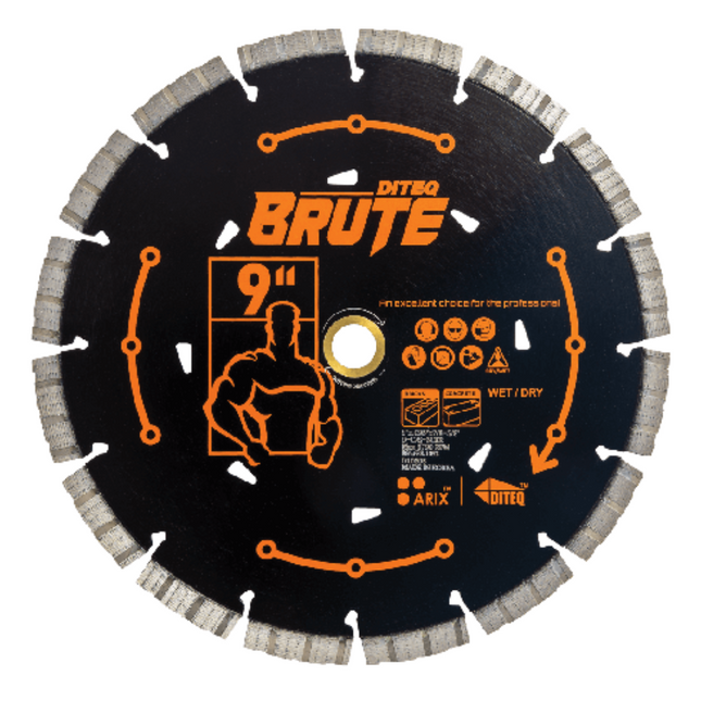 Diteq 9" Brute Cut Off / Grinder Saw Blade