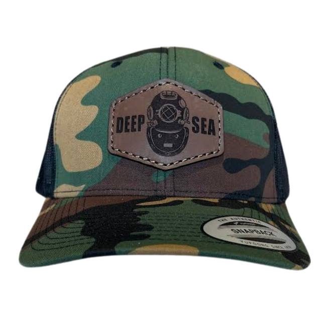 Deep Sea Patch Hat (Woodland Camo)