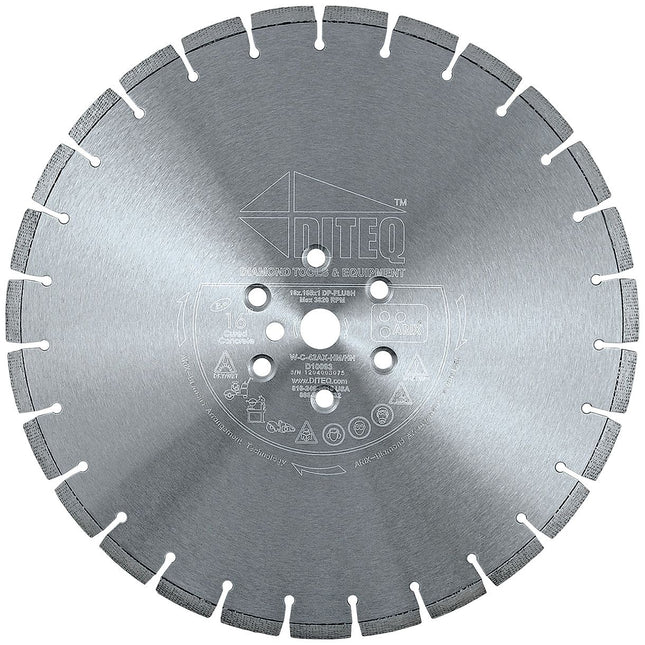 Diteq 16"x.125" Traditional Cut Off Saw Blade