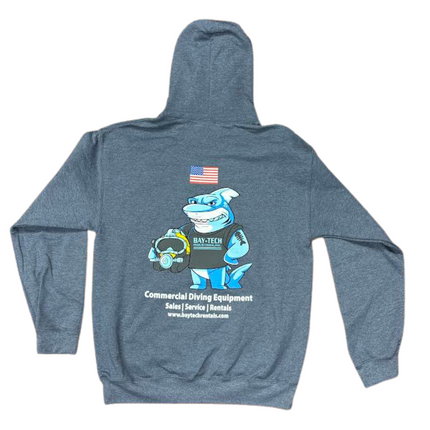 Bay-Tech Industries Shark Hoodie - Dark Navy