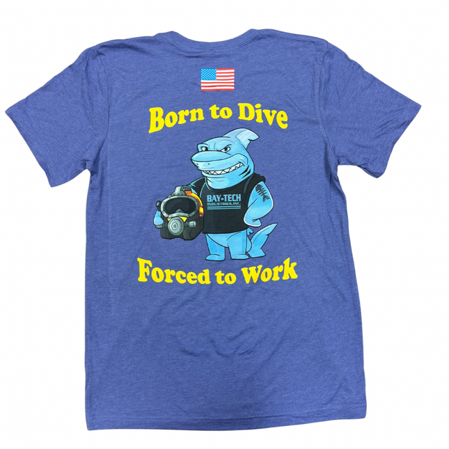 Commercial Diver Shark T-Shirt (Purple)