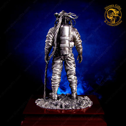 Kirby Morgan Superlite 17B Commercial Diver Pewter Statuette (Large)