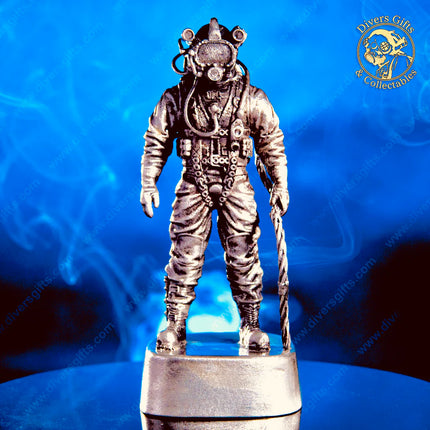 Kirby Morgan Superlite 17B Commercial Diver Pewter Statuette (Small)