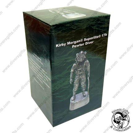 Kirby Morgan Superlite 17B Commercial Diver Pewter Statuette (Small)