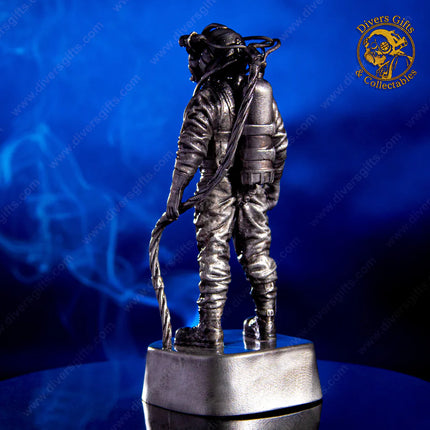 Kirby Morgan Superlite 17B Commercial Diver Pewter Statuette (Small)