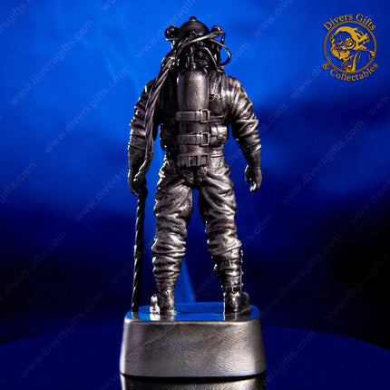 Kirby Morgan Superlite 17B Commercial Diver Pewter Statuette (Small)