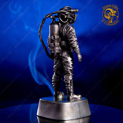 Kirby Morgan Superlite 17B Commercial Diver Pewter Statuette (Small)