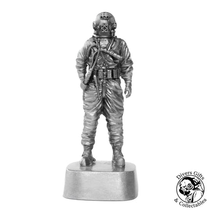Mark V Commercial Diver Pewter Statuette (Small)