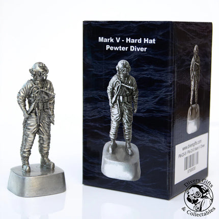 Mark V Commercial Diver Pewter Statuette (Small)