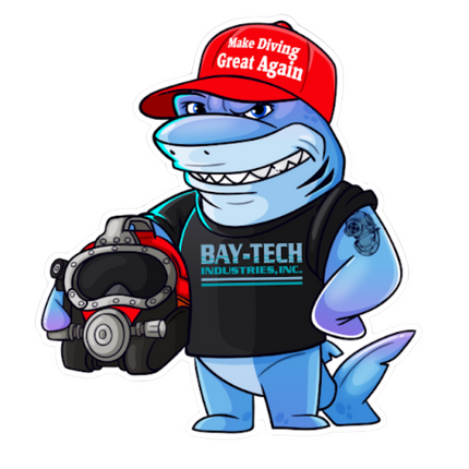 Make Diving Great Again Shark Sticker