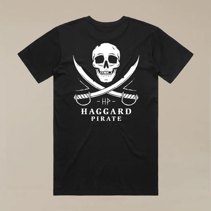 Haggard Pirate Skulled Tee (Black)