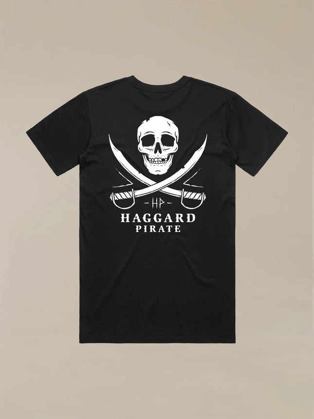 Haggard Pirate Skulled Tee (Black)