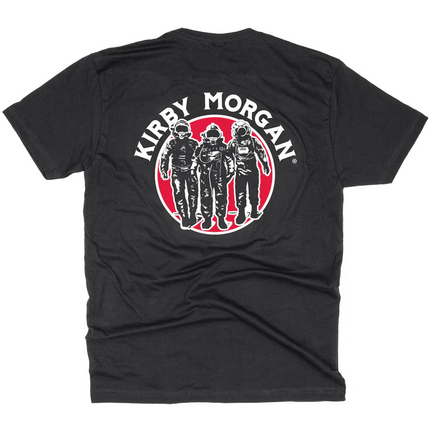 Kirby Morgan Mural Divers T-Shirt (Black)