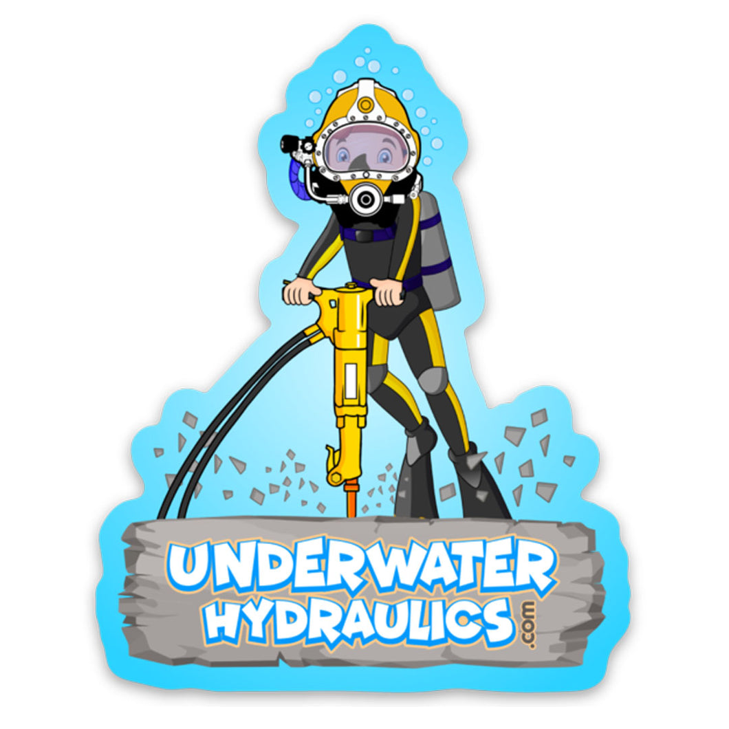 Underwater Hydraulics Breaker Sticker