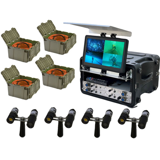 Outland Technology UWS-3210/Q/VTW High Definition Quad Underwater Video System