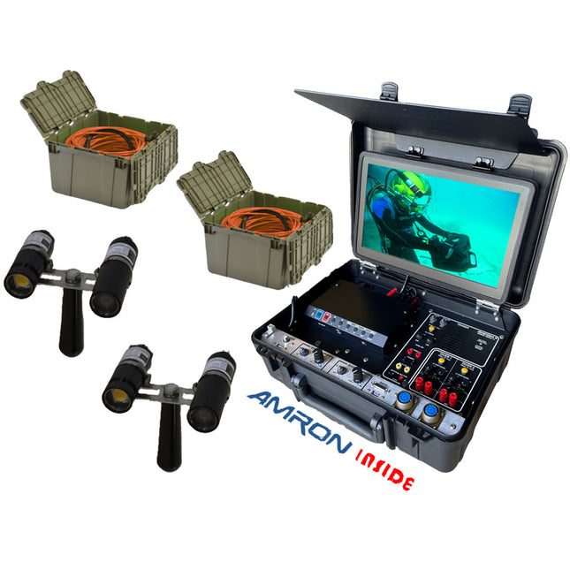 Outland Technology UWS-3710/D High Definition Dual Underwater Video System With Amron Radio