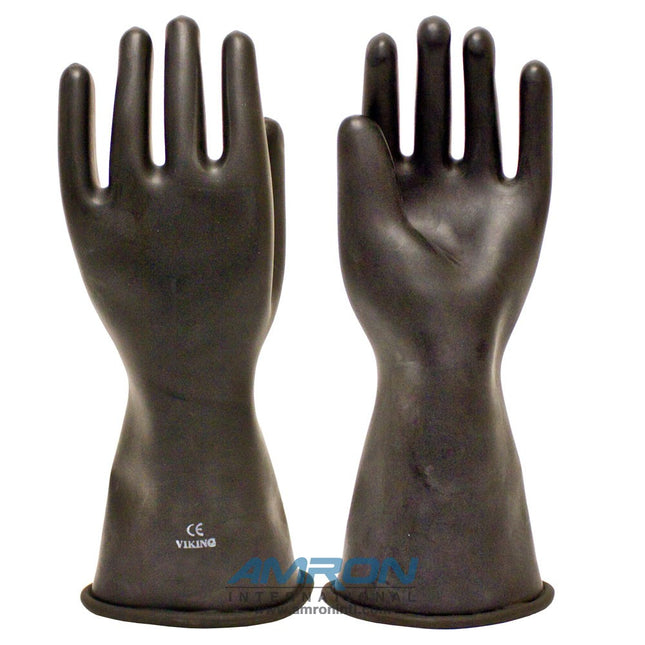 Viking 5 Finger Latex Gloves with Liner - Long Gauntlet for Standard Cuff Ring System