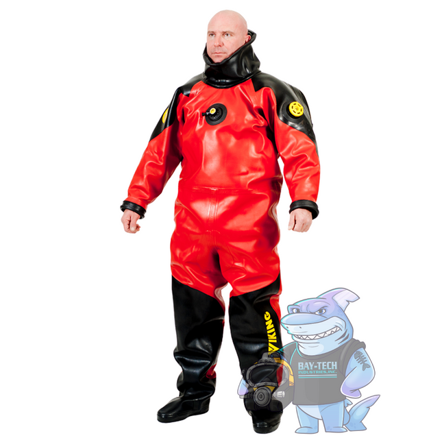 Viking HD Heavy Duty 1550 g/m2 Vulcanized Rubber Drysuit with Desco Yoke