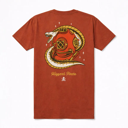Haggard Pirate Deep Diver Tee - Clay