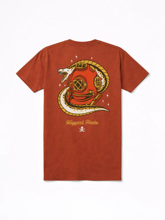 Haggard Pirate Deep Diver Tee - Clay