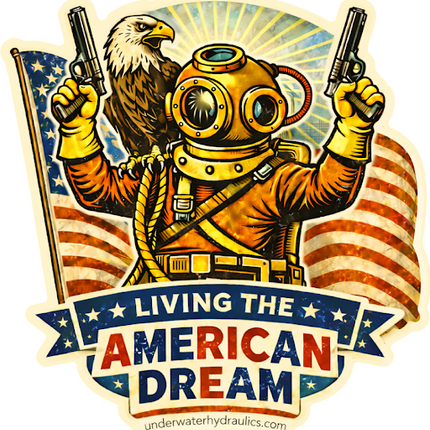 Patriot of the Deep Sticker