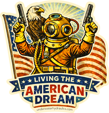 Patriot of the Deep Sticker