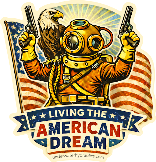 Patriot of the Deep Sticker