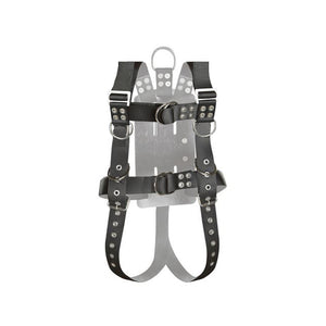 Atlantic FB16510B Full Body Harness With Shoulder Adjusters and Roller Buckles