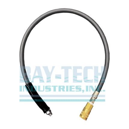 32" Bailout Whip With Female Brass QD