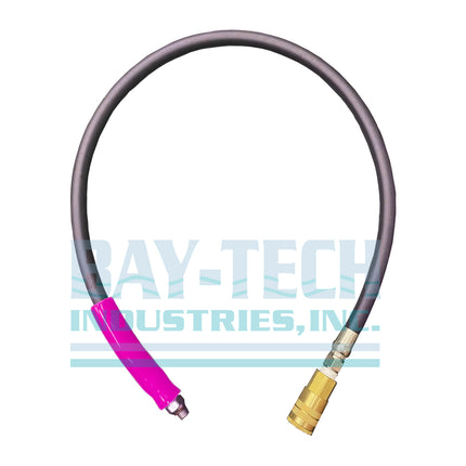 36" Bailout Whip With Female Brass QD