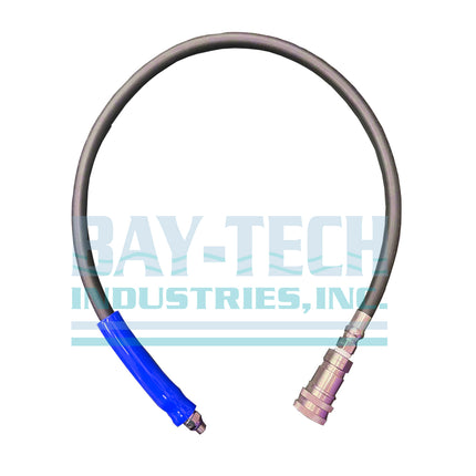 36" Bailout Whip With Female Stainless Steel QD