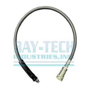 40" Bailout Whip With Female Stainless Steel QD